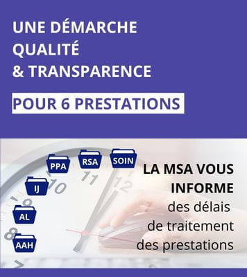 Prestations Indemnités journalières, Revenu de Solidarité Active, Prime d'activité, Feuille de soins, Allocation aux Adultes Handicapés & Aide au logement : nos délais de prise en charge
